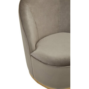 Kids Tamra Mink Velvet Gold Base Chair