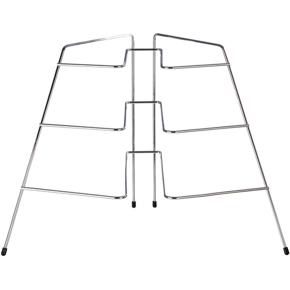 Jasper Chrome Corner Plate Rack