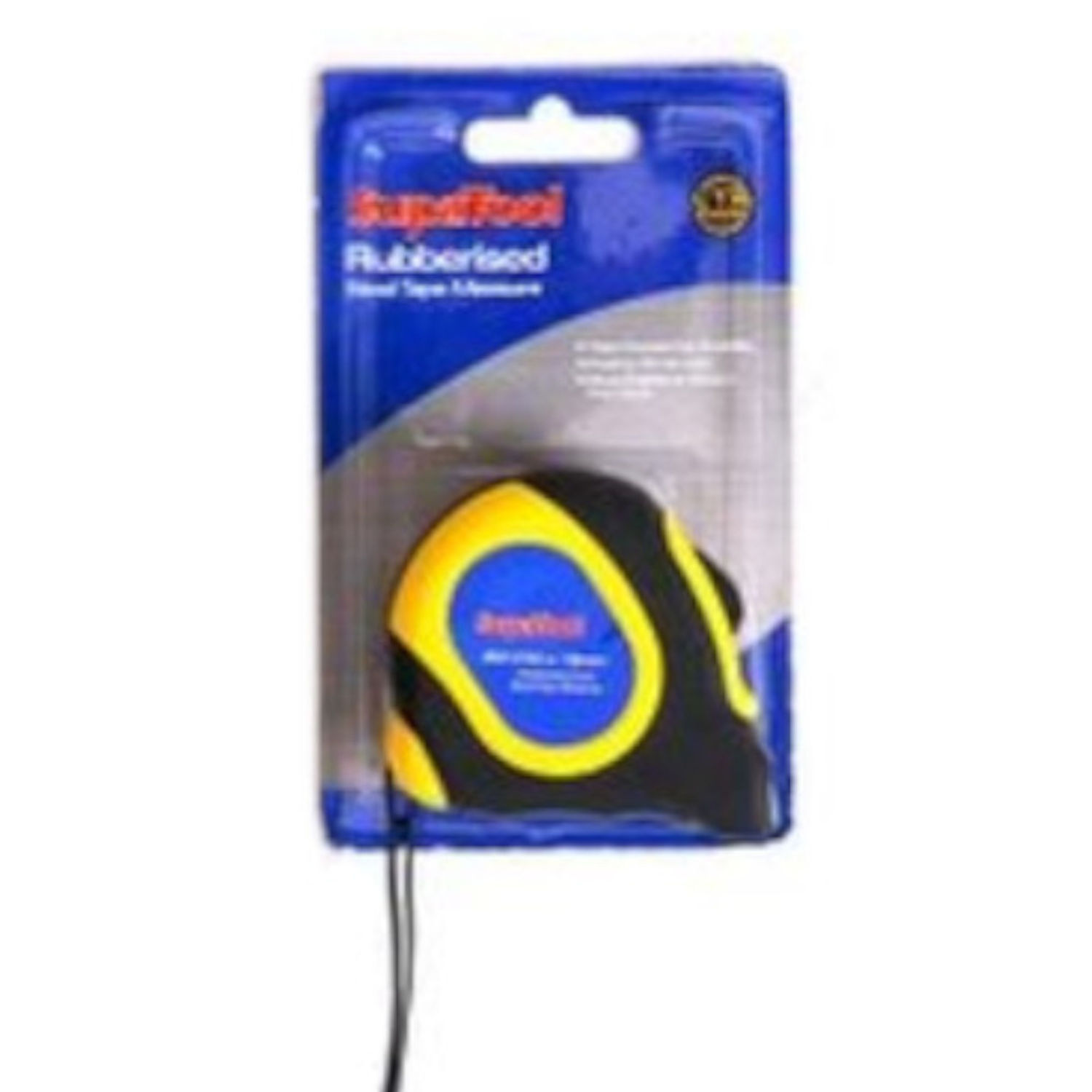 Supatool Rubberised Tape Measure - Multicoloured