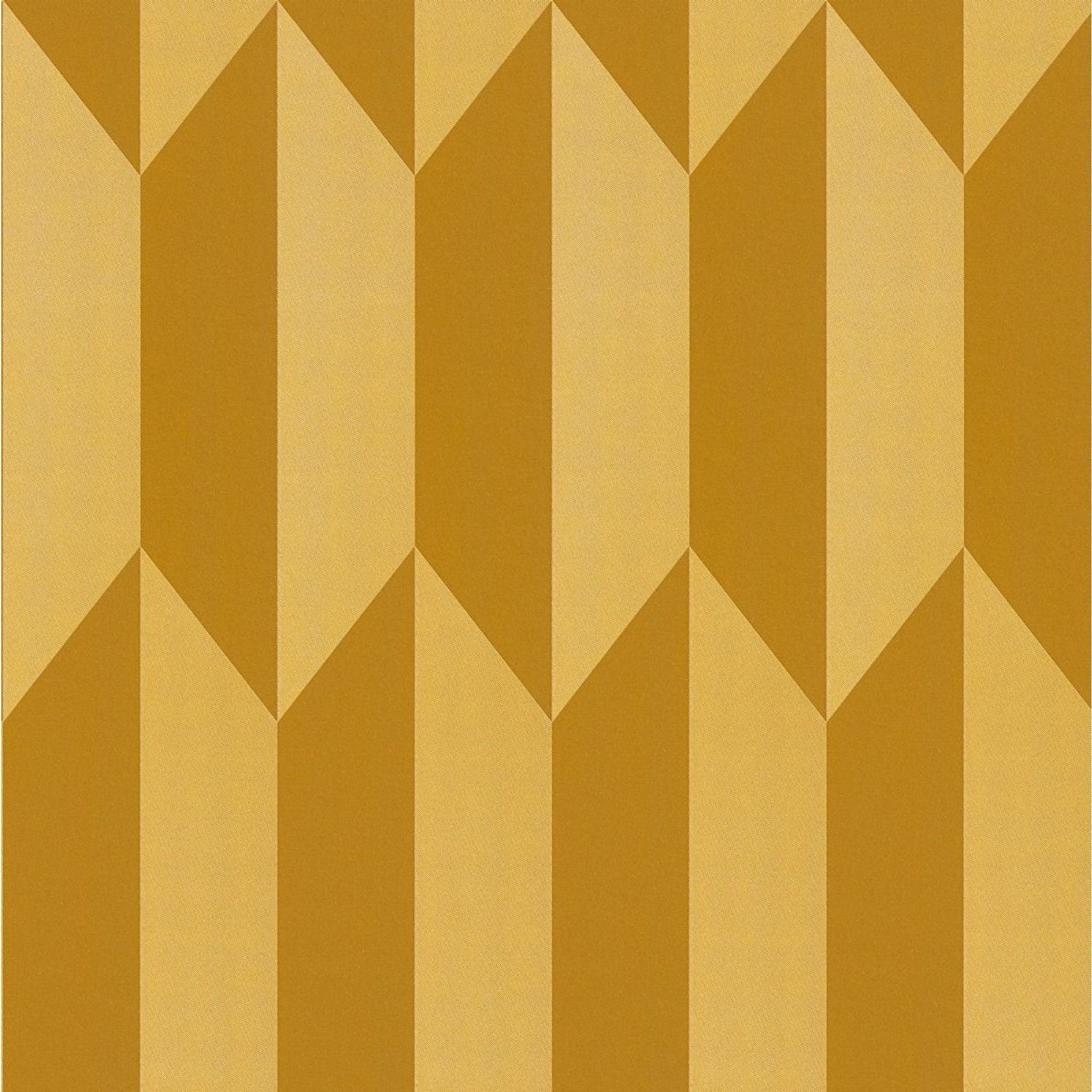 As Creation Cosmopolitan Grooved Textured Wallpaper - Gold
