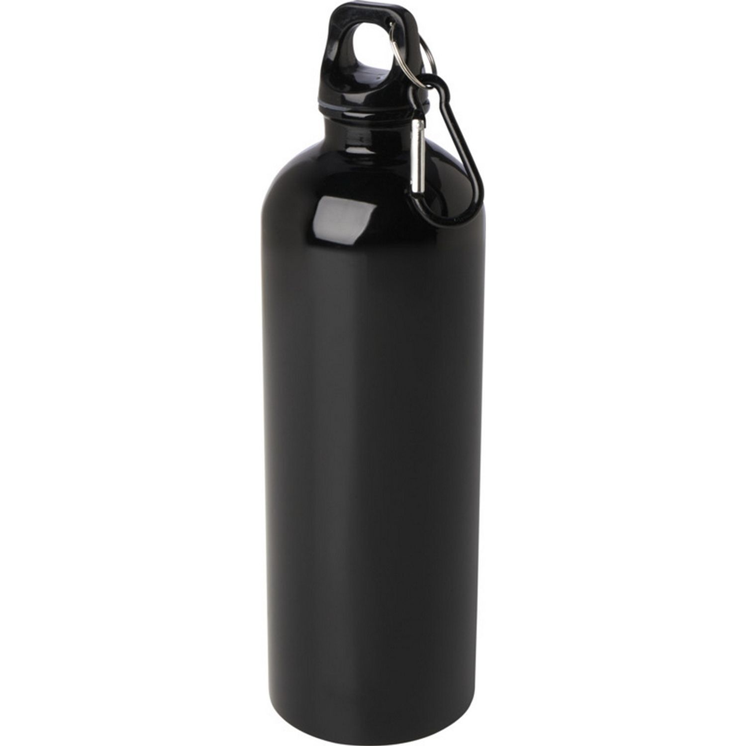 Floso Oregon Stainless Steel Single Wall 750Ml Water Bottle - Solid Black