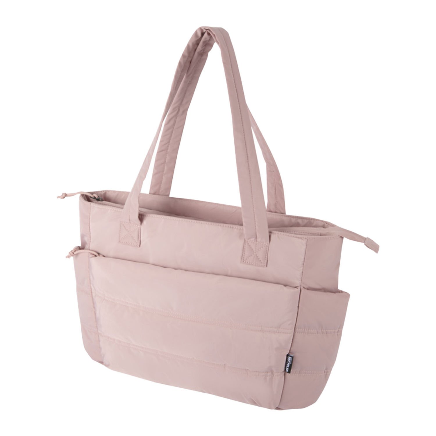Floso Plain Recycled Puffer 18L Tote Bag - Dusty Pink
