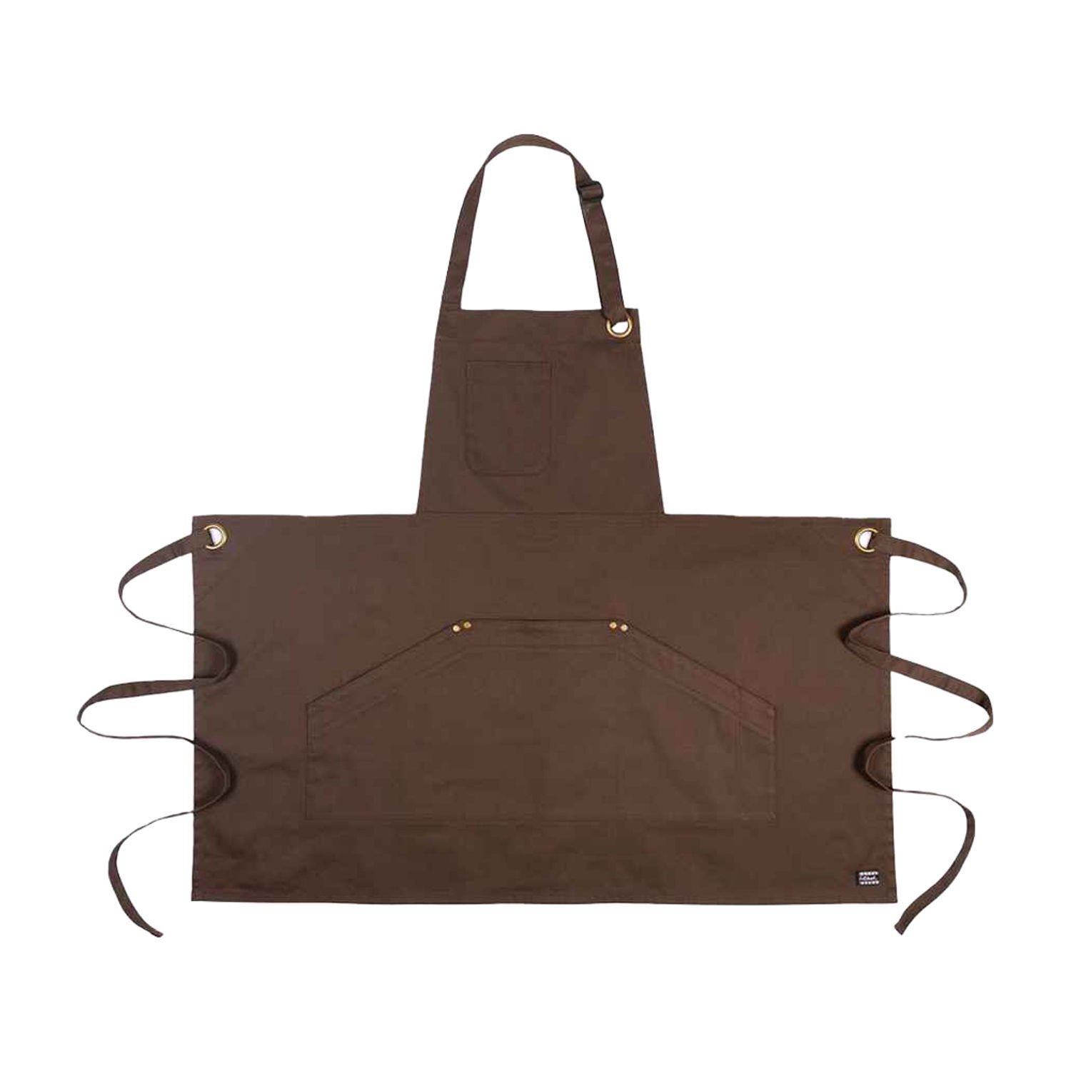 Le Chef Bibbed Full Apron - Peat