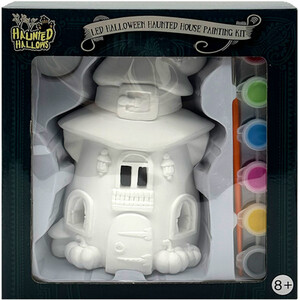 Paint Your Own LED Halloween Haunted House Kit