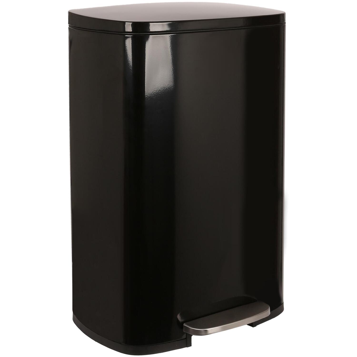 Harbour Housewares Square Stainless Steel Kitchen Pedal Bin - Image 5