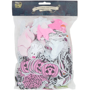 Fun Pink Halloween Foam Stickers
