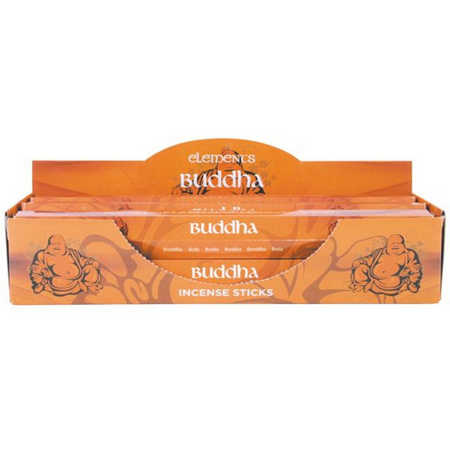 Something Different Elements Buddha Incense Stick (Pack Of 6) - Multicolour