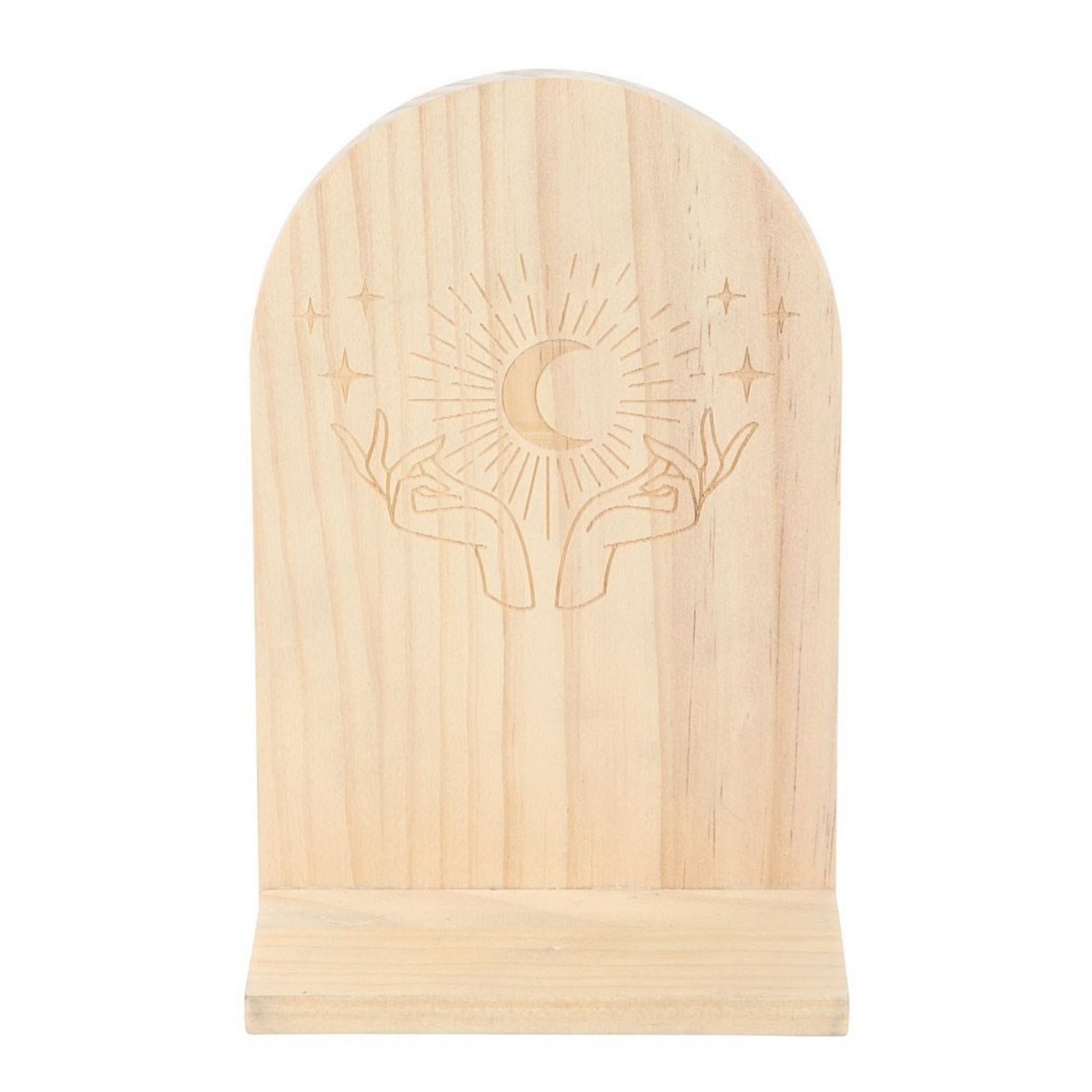 Something Different Mystical Hands Incense Holder Shelf in Natural