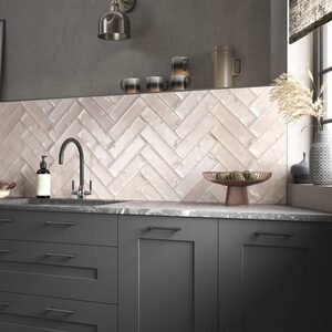 Aspire Rose Pink Ceramic Wall Tiles 75 x 300