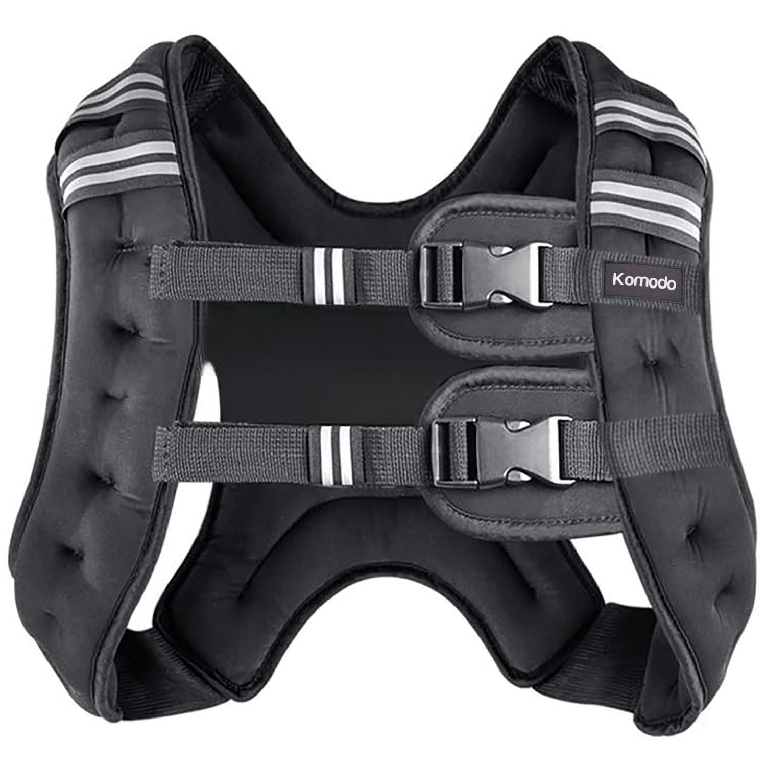 Komodo Black Neoprene Weighted Vest - Black