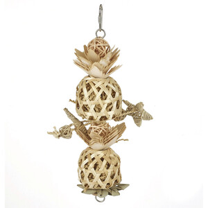 Naturals Double Pineapple Bird Toy