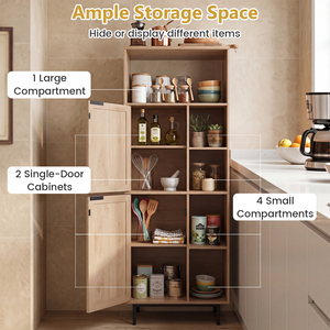 Floor Cabinet with Adjustable Shelves