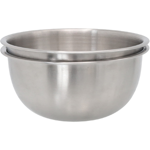 Buckingham Pack of 2 Deep Salad Mixing Bowls Matte Finish 14 cm 0.7 Litre