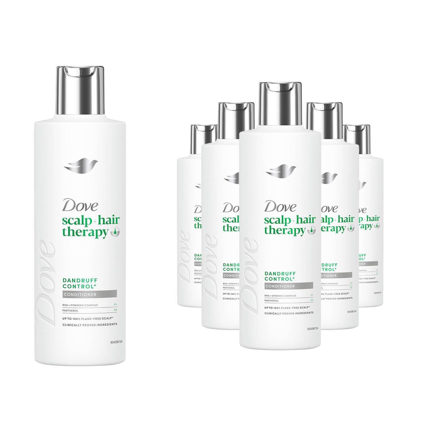Dove Multicolor Scalp + Hair Therapy Dandruff Control Salicylic Conditioner, 6Pack | : 250Ml - Image 2