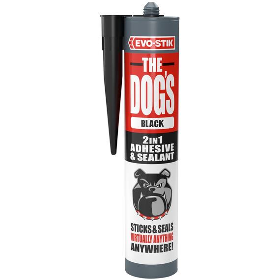 EVO-STIK the dog's multipurpose adhesive & sealant black 290 ml