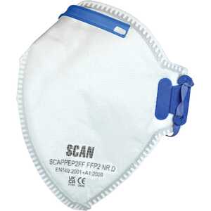 Scan fold-flat FFP2 disposable masks pack of 20