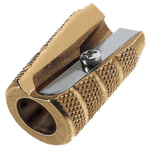 Pollux Brass Pencil Sharpener - Concave Long-Tip Precision