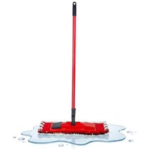 1 x Microfibre Flat Head Mop For Cleaning Wet or Dry Floors