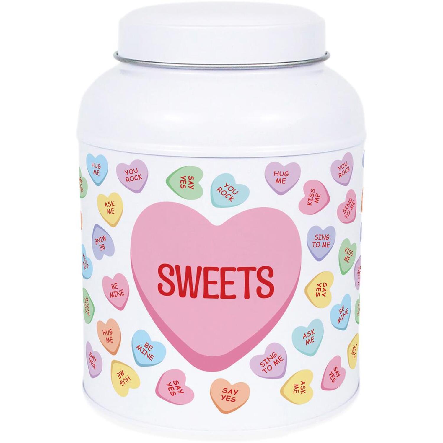 Image of Heart Candy Sweets Canister - Small&hellip;