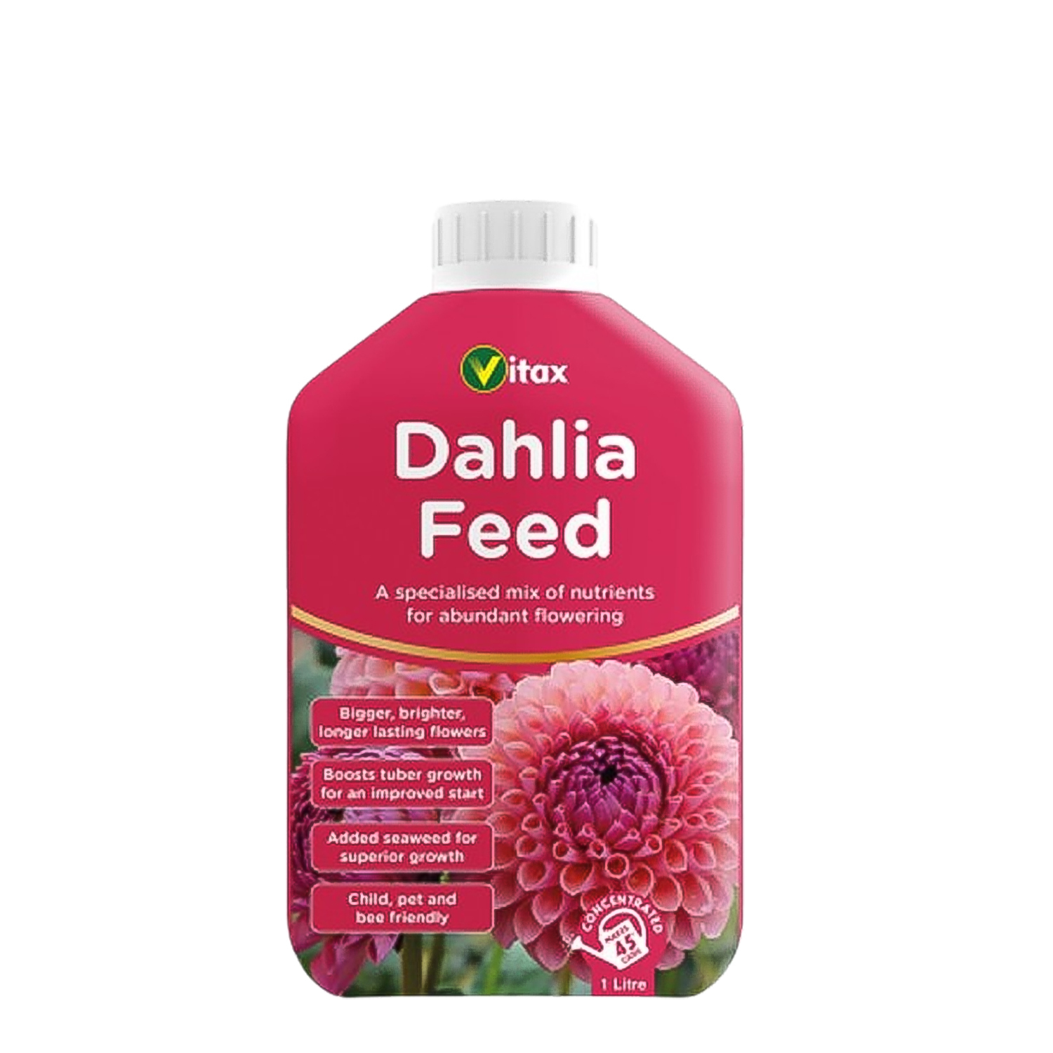 B&Q -  Liquid Dahlia Feed Concentrated Vibrant Blooms Strong Plant Development 1L - Image 3