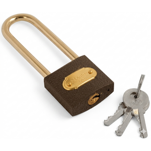 Fort Fasteners® Tri-Circle Padlock Iron Long Shackle 38mm Pack of 48