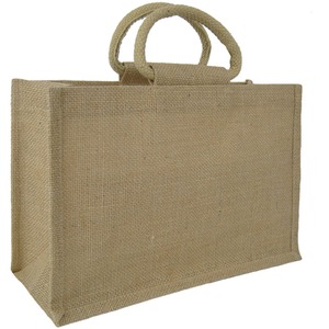 Natural Jute Gift Bag with Handles (35x15x25cm high)