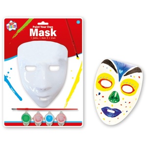 Paint Your Own Mask - Party Fancy Dress Christmas Stockings Filler Halloween Kid Activity
