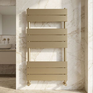 Balterley Square Towel Radiator - Brushed Brass