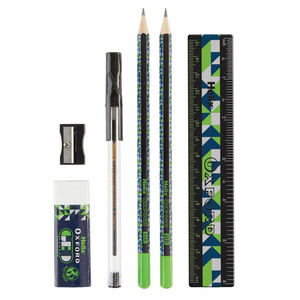 MAPED HELIX Oxford Geo Student Set, Green - 981839 - Green/Black