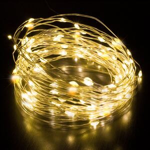 Keplin LED Battery Fairy Lights - Pack of 4, 50 LEDs, 5m Copper Wire