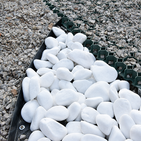 Decorative Extra White Marble Pebbles