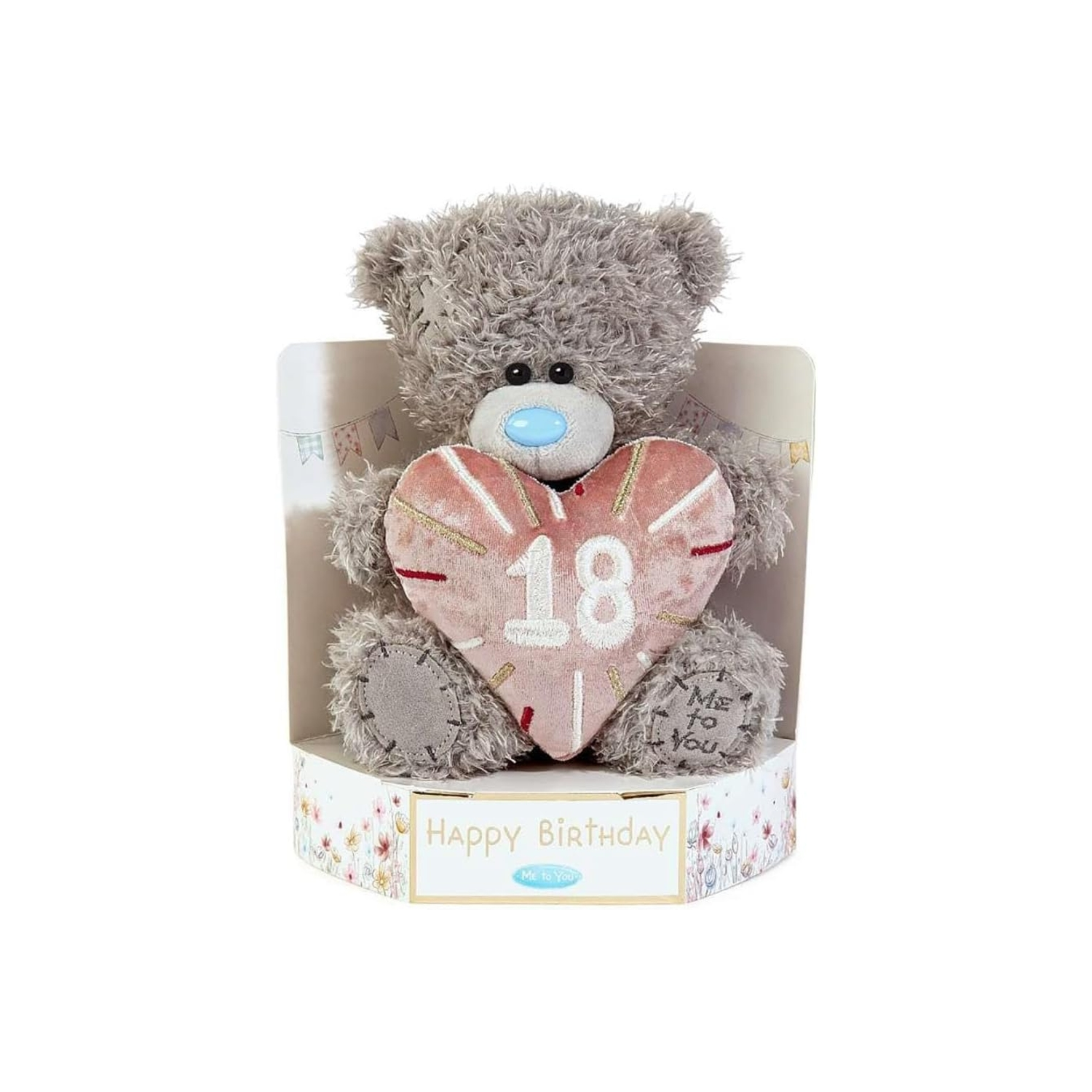Carte Blanche Greetings Ltd Npp Pink/Red/Gold Tatty Teddy 18Th Birthday Bear - Image 6