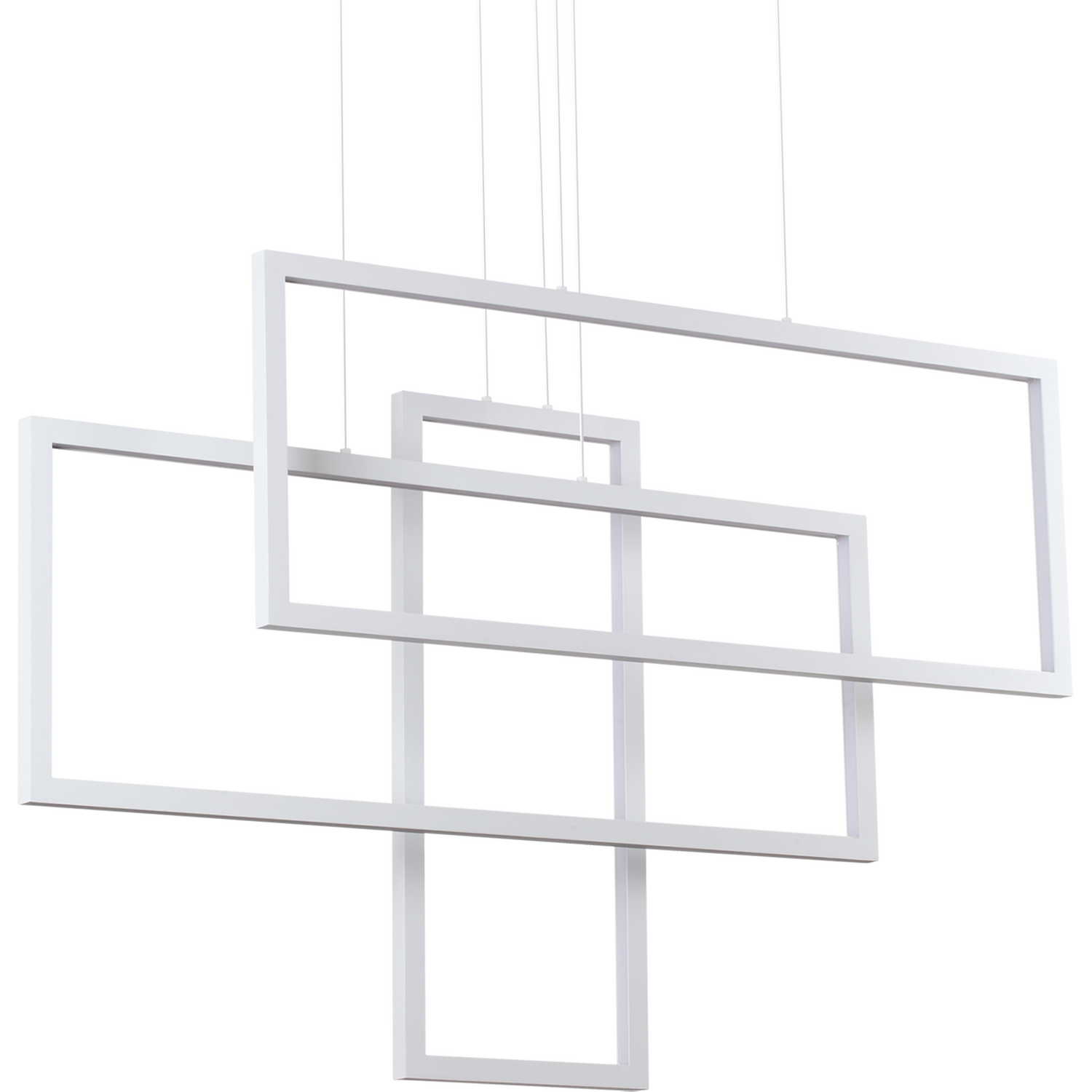 Ideal Lux Lighting Frame Pendant Light White - White