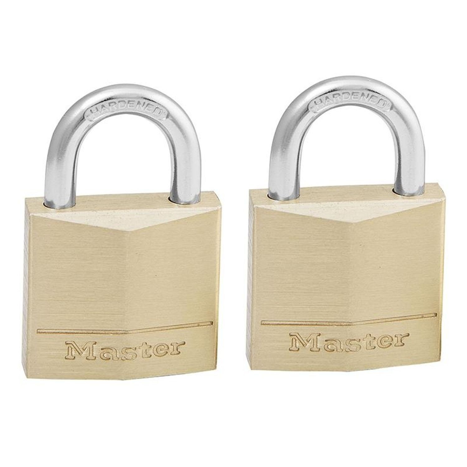 Master Lock Solid Brass Padlocks Double Lever H - Multi Colour