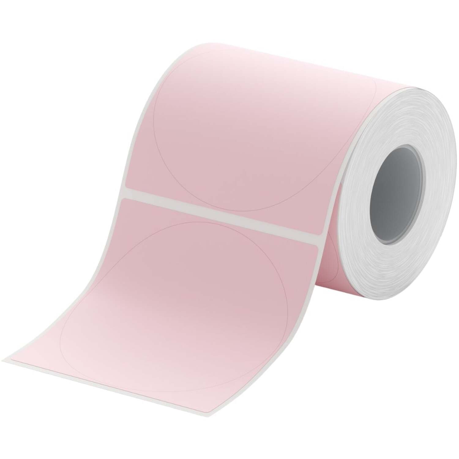 Niimbot Unisex Pink B Range 50X50mm Round 150 Labels - Image 2