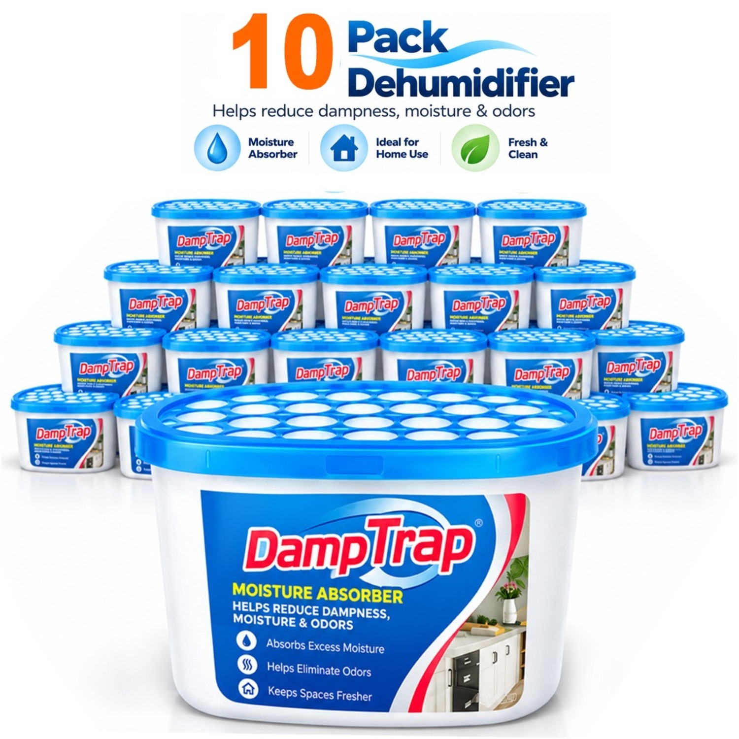 Atek Moisture Absorber Damp Traps - White