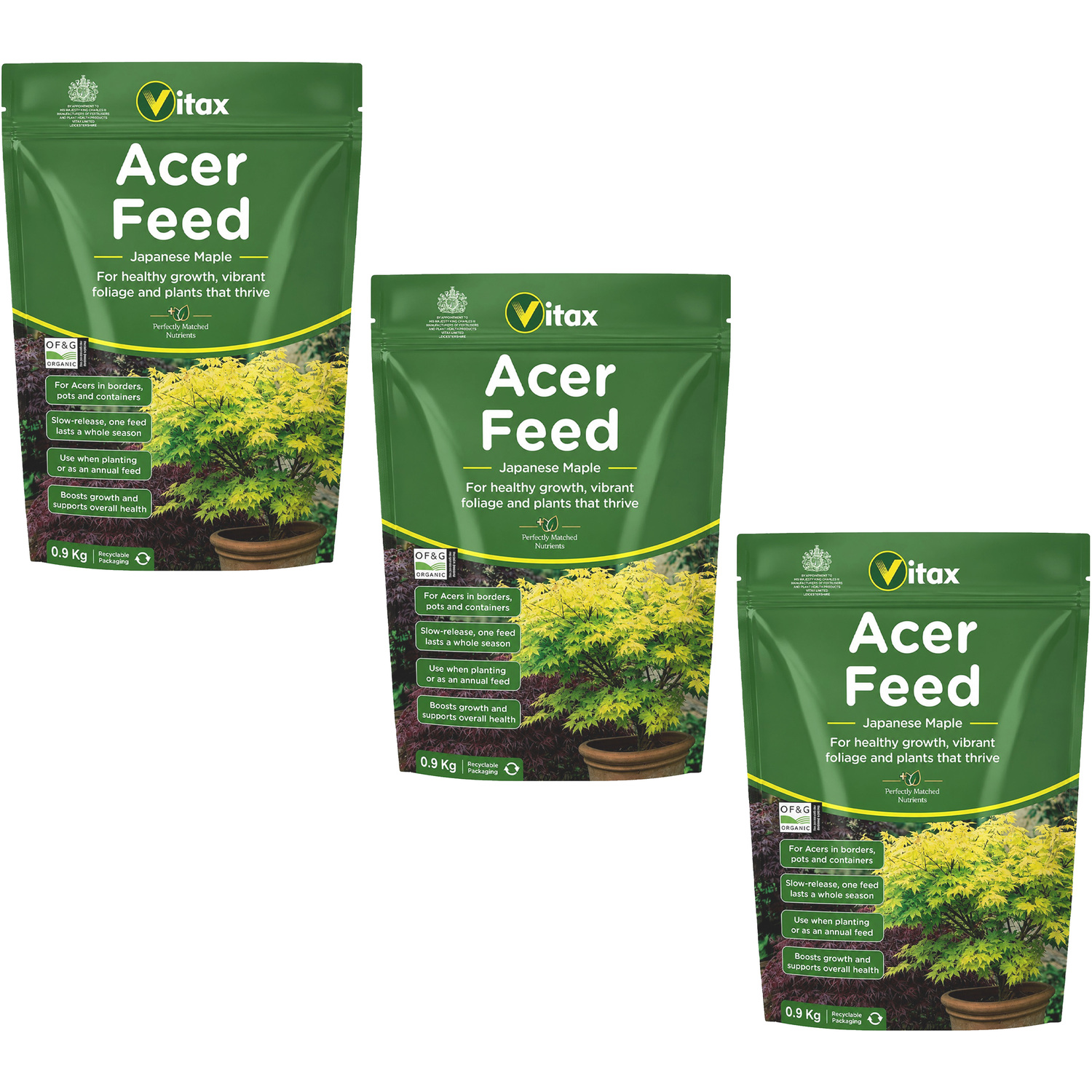 Vitax Acer Feed 0.9Kg X3 For Japanese Maple - Image 3