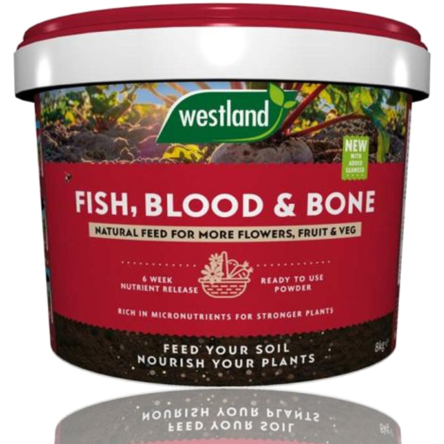 Westland Fish Blood And Bone Natural Fertiliser 8Kg - Brown