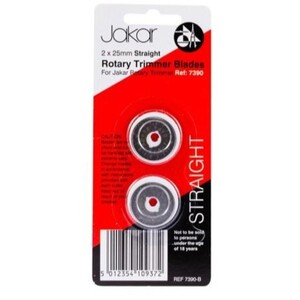 Paper Trimmer Spare Straight Blades - 25mm / 2 Pack