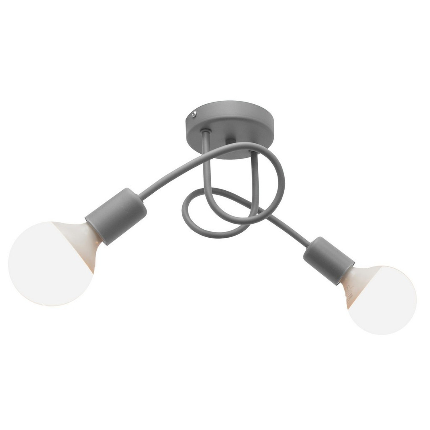 Helam Lighting Oxford Ceiling Light Grey