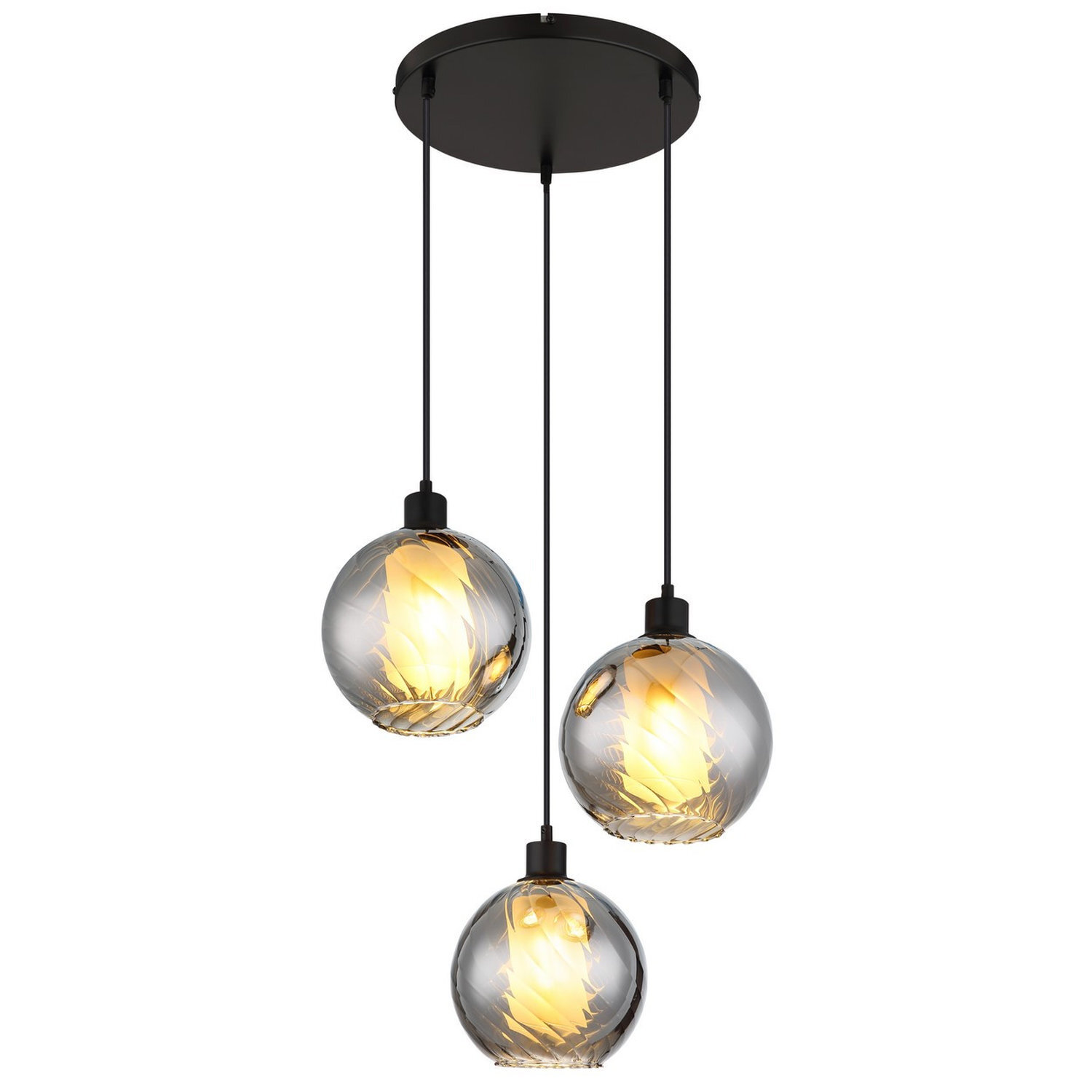 Globo Lighting Pendant Light Black