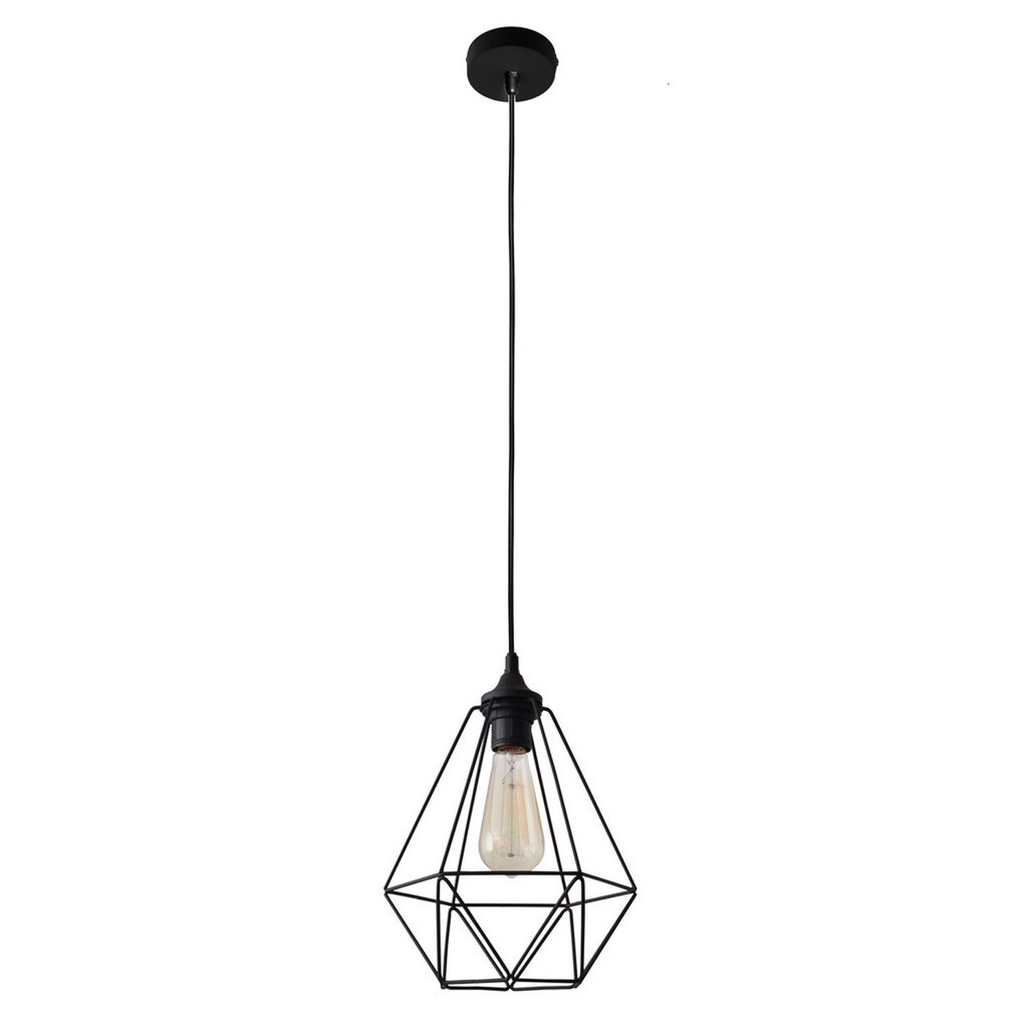 Helam Lighting Karo Pendant Light Black