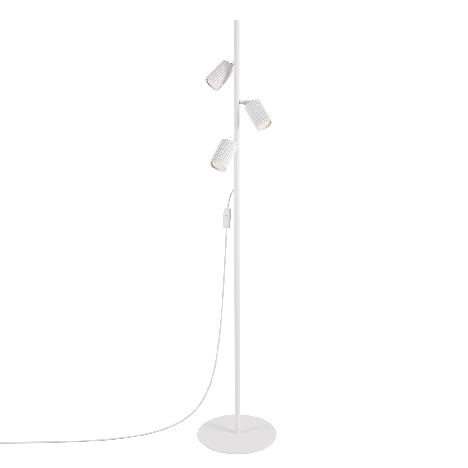 Sollux Lighting Floor Lamp Karbon 3 White