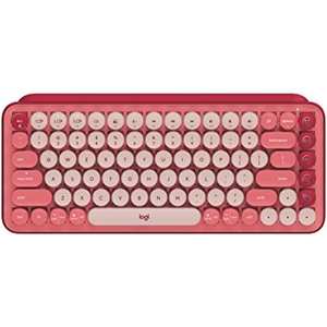 Logitech Pop Keys Wireless Keyboard, Rose