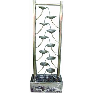 Santiago Stainless Steel Mains Powered Water Feature
