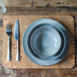Nordic Stoneware Set of 4 Dinner Plates