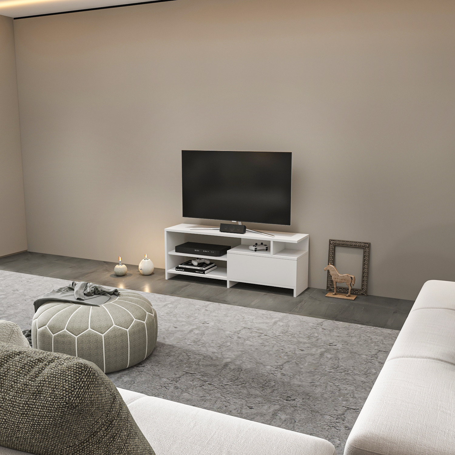 Pulaski Tv Unit - White