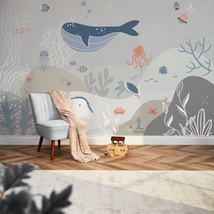 Under The Sea Neutral Mural