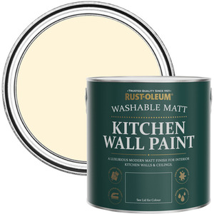 Rust-Oleum  Kitchen Wall Paint Matt  - Clotted Cream 2.5L
