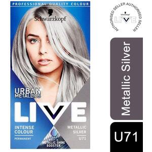 Schwarzkopf Live Intense U71 Urban Metalic Silver Permanent Hair Dye
